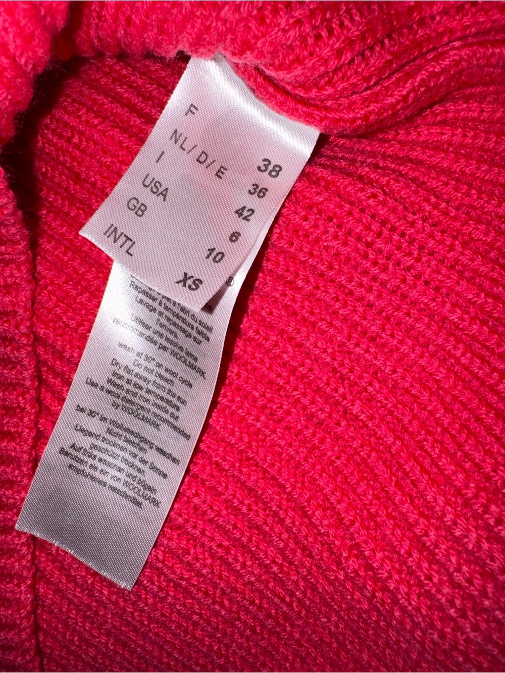 Saint James Ribbed Crewneck Sweater in Raspberry - Picture 6 of 7